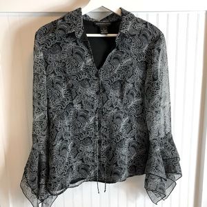 Jennifer Lloyd dress blouse